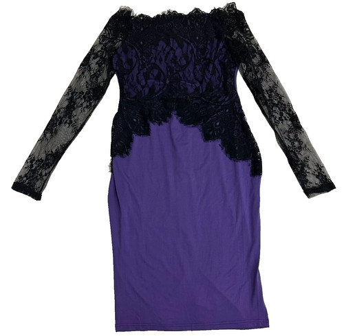 Elegantes violettes abendkleid - elegantes,