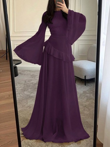 Elegantes damen maxikleid - maxikleid, mit