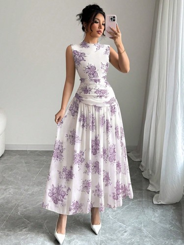Elegantes langes damenkleid - elegantes,