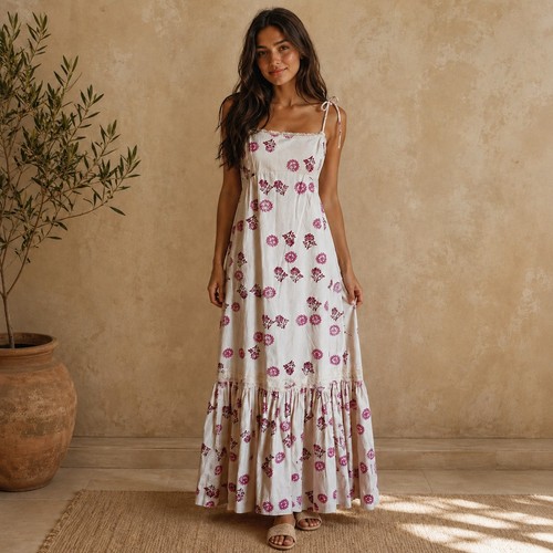 Vintage kleid lang 60er jahre - lang,