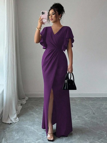 Elegantes maxikleid mit - elegantes,