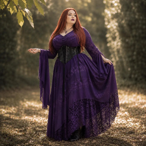 Vintage inspired flowing - vintage,