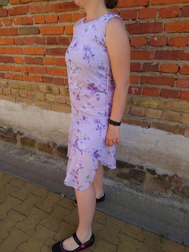 Damen kleid lila - damen,