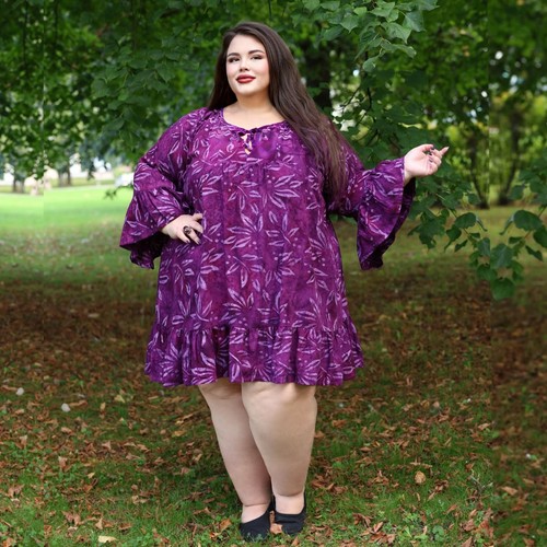 Plus size mini - plus, dress